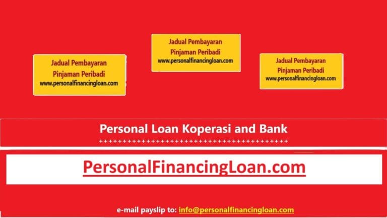 Jadual Pembayaran Pinjaman Peribadi