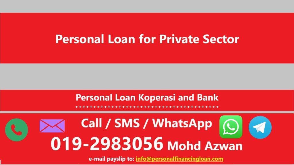 Pinjaman Peribadi Swasta Private Personal Loans