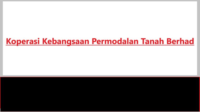 Koperasi Kebangsaan Permodalan Tanah Berhad