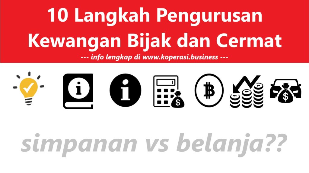 10 Langkah Pengurusan Kewangan Bijak dan Cermat