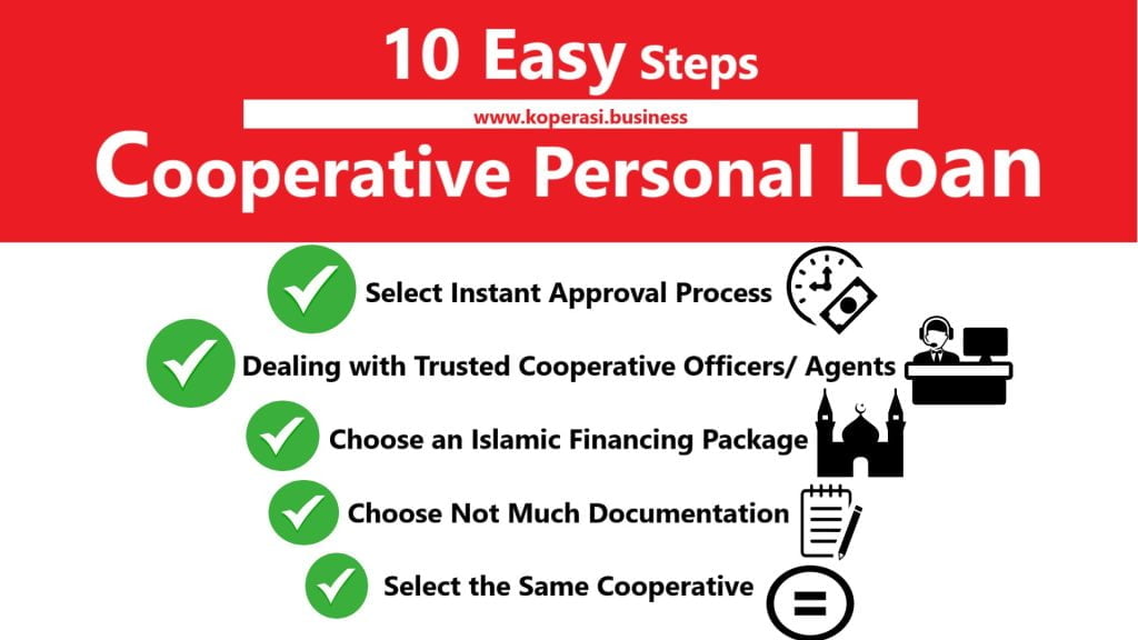 10 Easy Steps for a Cooperative Personal Loan