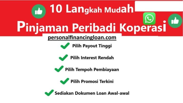 10 Langkah Pinjaman Peribadi Koperasi