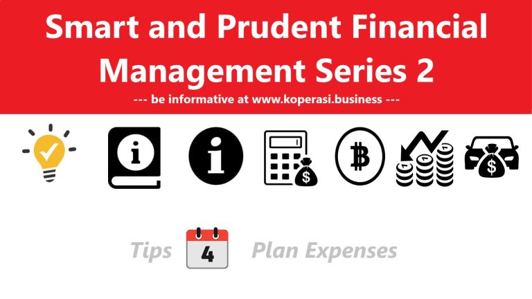 Smart and Prudent Financial Management Series 2 - Plan Expenses