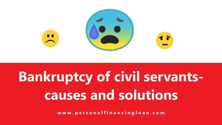 Bankruptcy of Civil Servants