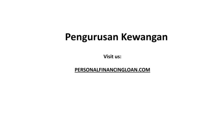 Pengurusan Kewangan